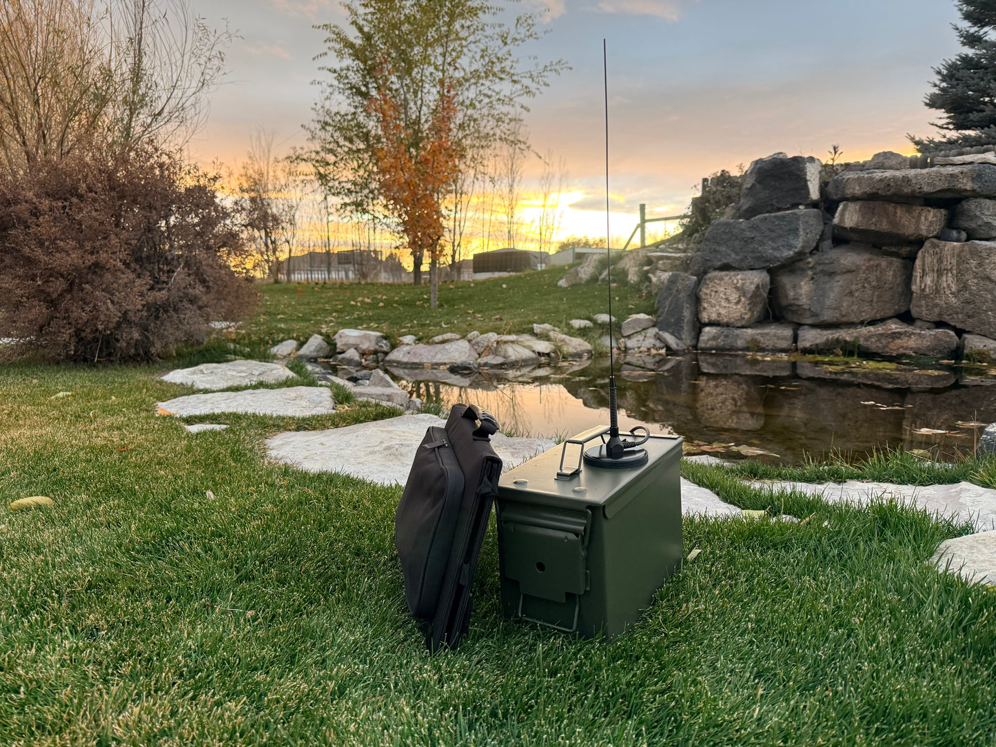 Hammo Can w/ Yaesu FTM Series Radio - Amateur (Ham) Radio Go Box - Solar Generator