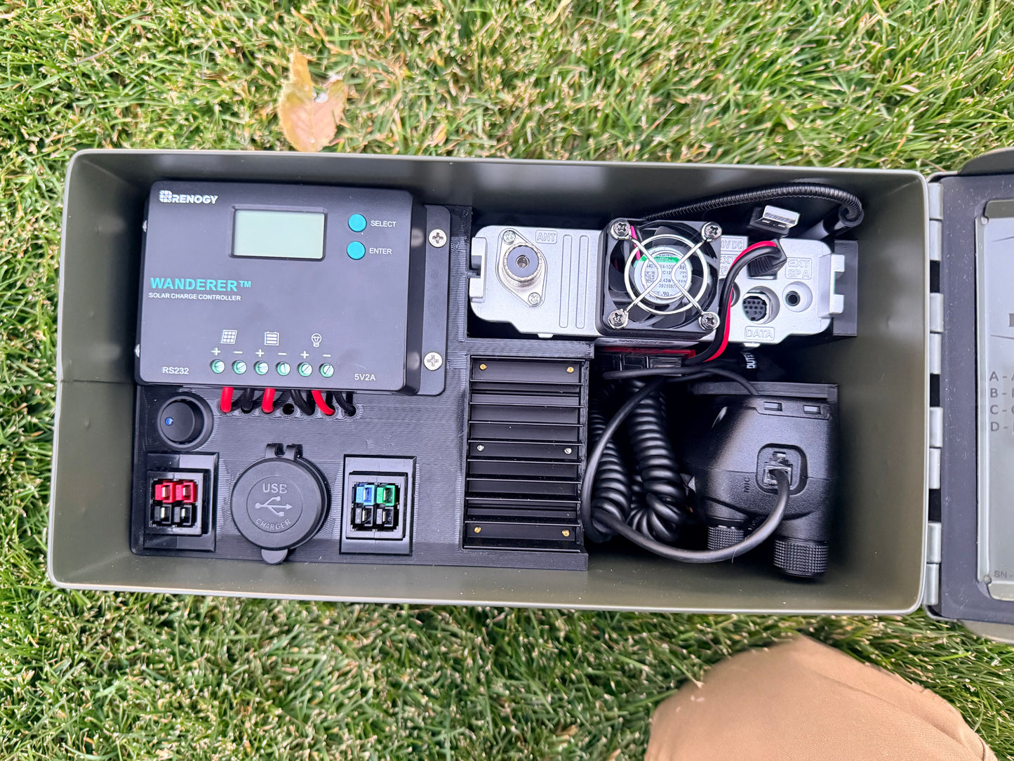 Hammo Can w/ Yaesu FTM Series Radio - Amateur (Ham) Radio Go Box - Solar Generator
